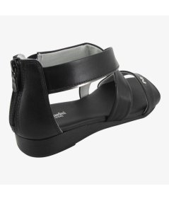 NeroGiardini E513390D - Sandalo da Donna Basso in Pelle Nera