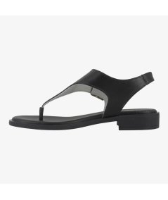 NeroGiardini E513405D - Sandalo Infradito da Donna in Pelle Nera