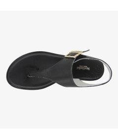 NeroGiardini E513405D - Sandalo Infradito da Donna in Pelle Nera