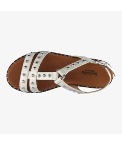 NeroGiardini E513480D - Sandali da Donna in Pelle Osso