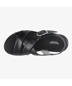 NEroGiardini E513696D - Sandalo da Donna con Platform in Pelle Nera
