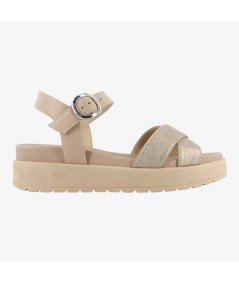 NeroGiardini E513703D - Sandalo da Donna con Cintino in Pelle Satu
