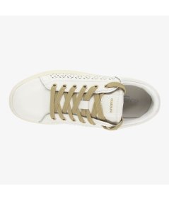 Guardiani King 4380 Low - Sneakers da Donna in Pelle Bianca