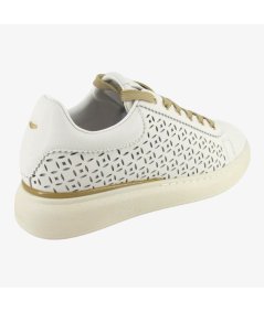 Guardiani King 4380 Low - Sneakers da Donna in Pelle Bianca