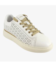 Guardiani King 4380 Low - Sneakers da Donna in Pelle Bianca