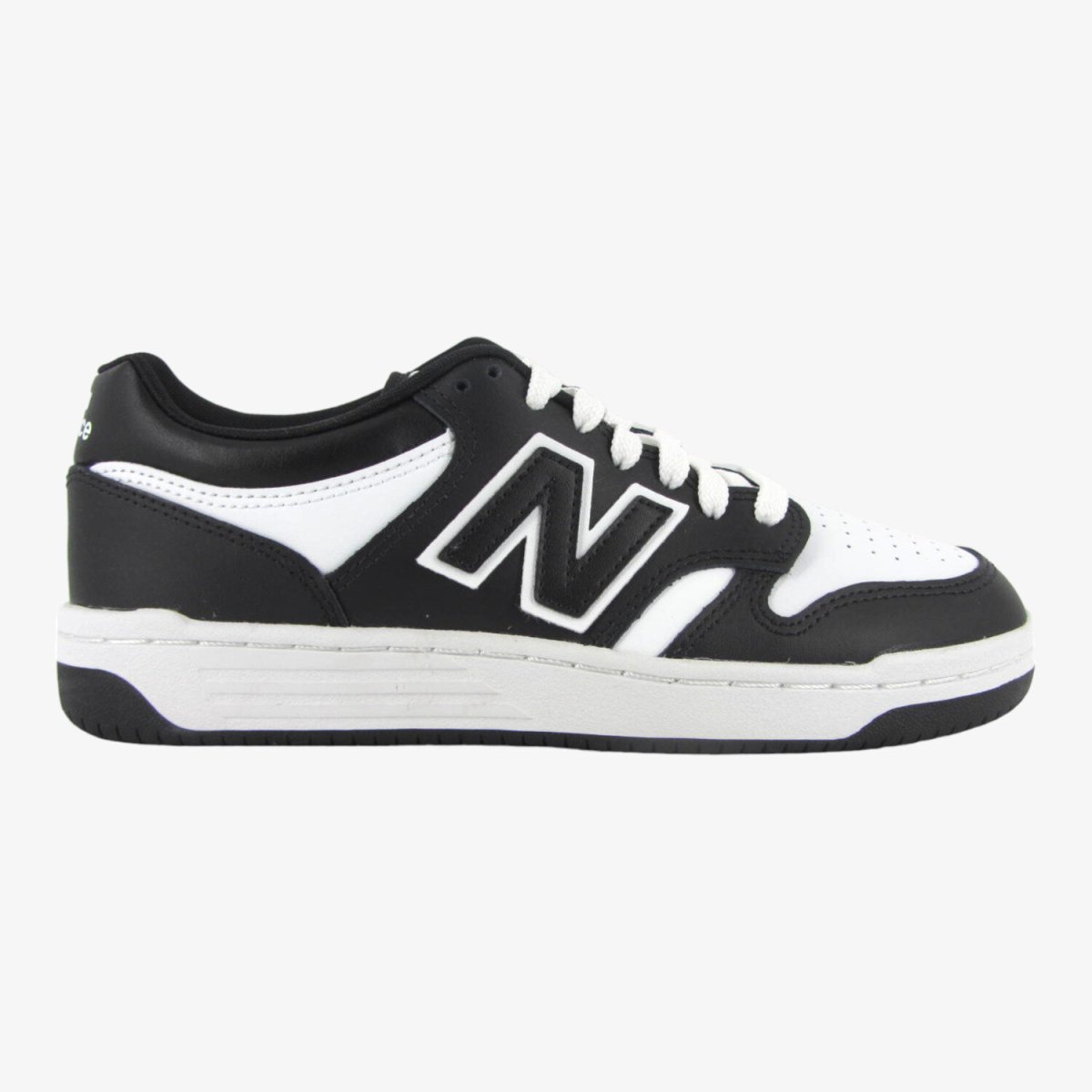 New Balance 480 - Sneaker Casual in Pelle da Bambino con Dettaglio Nero