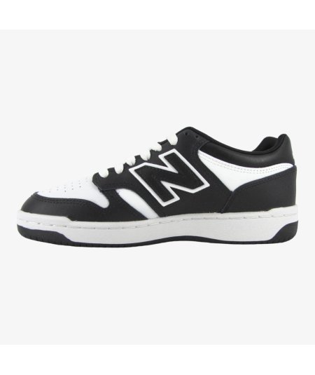 New Balance 480 - Sneaker Casual in Pelle da Bambino con Dettaglio Nero