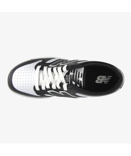 New Balance 480 - Sneaker Casual in Pelle da Bambino con Dettaglio Nero