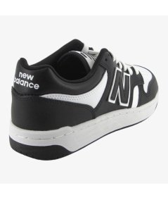 New Balance 480 - Sneaker Casual in Pelle da Bambino con Dettaglio Nero