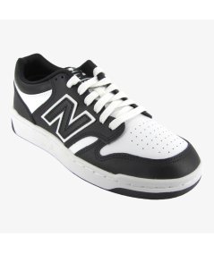 New Balance 480 - Sneaker Casual in Pelle da Bambino con Dettaglio Nero