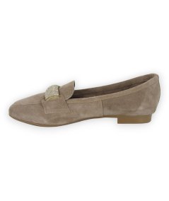 Cafè Noir C1EG5001 - Mocassino da Donna in Camoscio Taupe