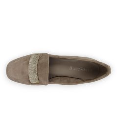 Cafè Noir C1EG5001 - Mocassino da Donna in Camoscio Taupe