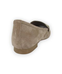 Cafè Noir C1EG5001 - Mocassino da Donna in Camoscio Taupe