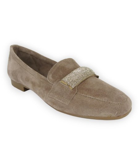 Cafè Noir C1EG5001 - Mocassino da Donna in Camoscio Taupe