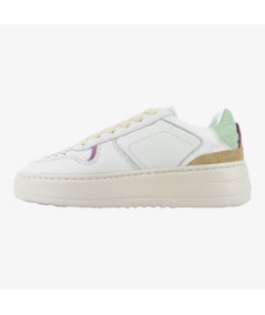 Copenhagen CPH76 - Sneakers Casual Donna in Pelle Multicolor e Laccio in Spugna