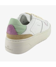 Copenhagen CPH76 - Sneakers Casual Donna in Pelle Multicolor e Laccio in Spugna