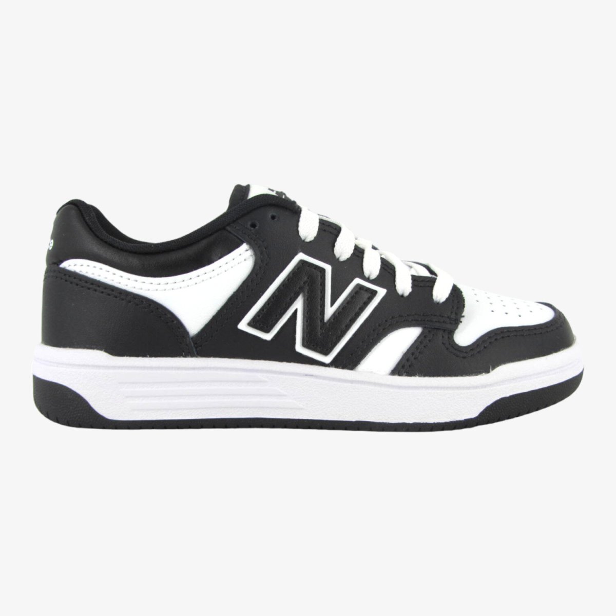 New Balance 480 - Sneaker Casual in Pelle da Bambino con Dettaglio Nero