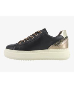 NeroGiardini E513081D - Sneakers da Donna con ZIP in Pelle Bianca