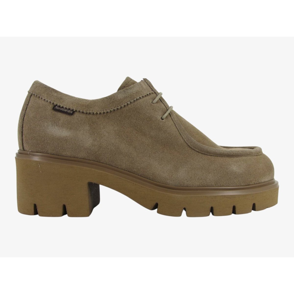 NeroGiardini I513987D Scarpa Wallabee da Donna in Camoscio