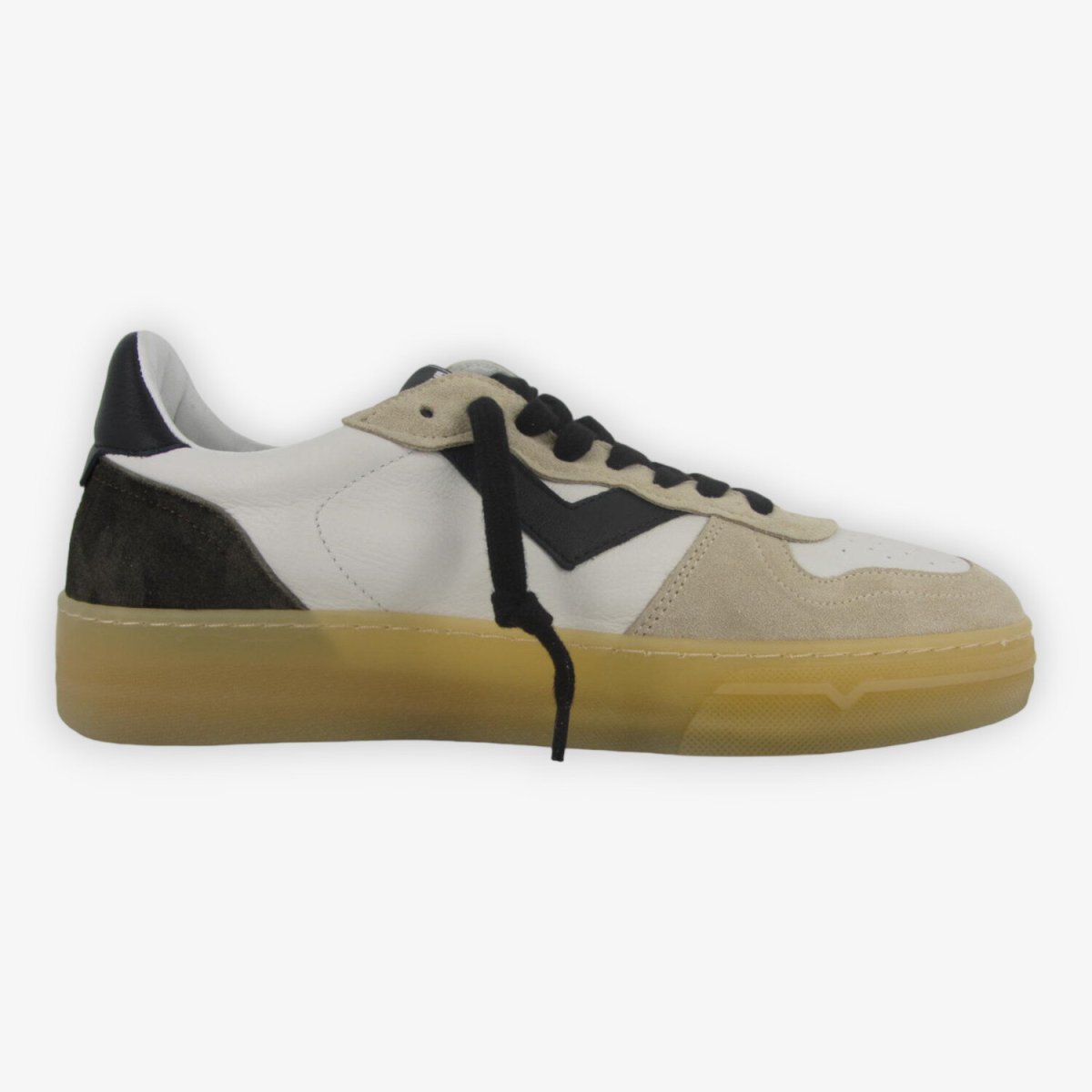 4B12 Hyper-U918 - Sneakers Uomo in Pelle con Dettaglio Camuflage