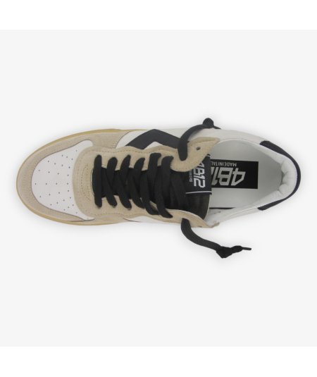 4B12 Hyper-U918 - Sneakers Uomo in Pelle con Dettaglio Camuflage