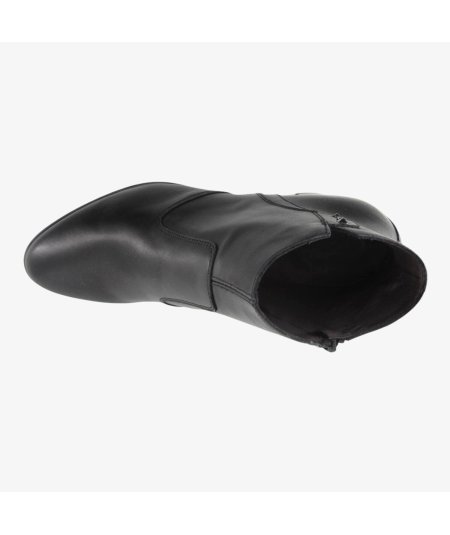 NeroGiardini I411200D - Tronchetto in Pelle da Donna con Tacco a Blocco