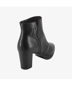 NeroGiardini I411200D - Tronchetto in Pelle da Donna con Tacco a Blocco