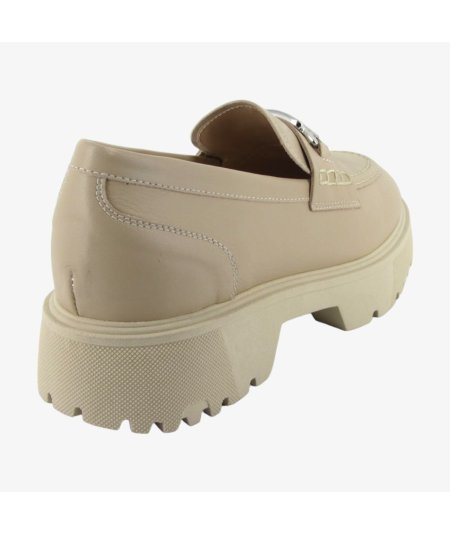 NeroGiardini E306320D - Mocassino da Donna con Platform Lino