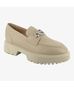 NeroGiardini E306320D - Mocassino da Donna con Platform Lino